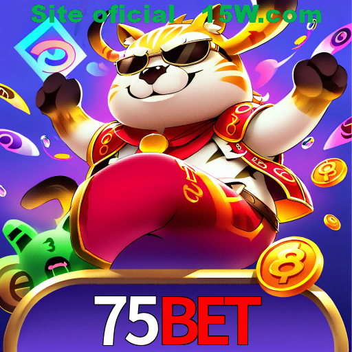 Imagem promocional da 75Bet mostrando a plataforma e suas vantagens